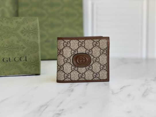 Carteira Gucci com Interlock G "GG Supreme"