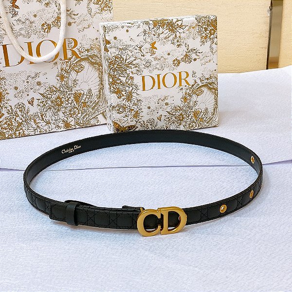 Cinto Christian Dior 30 Montaigne  "Black"