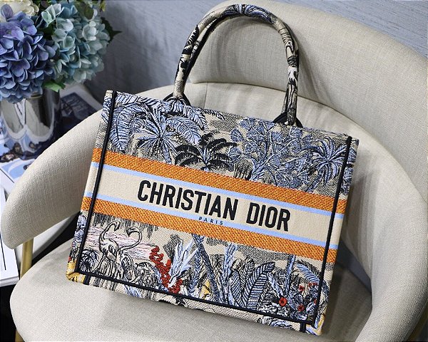 Bolsa Dior Book Tote Toile de Jouy " Orange" - LLebu: A melhor experiência  de Luxo online do mundo!