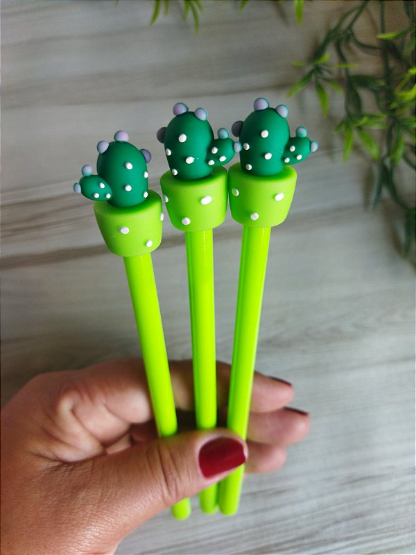 Caneta Cactos fofos