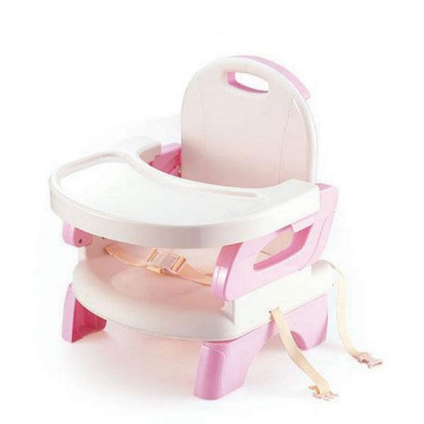 Cadeira Bebê Refeição Portátil Flex Rosa - Mastela