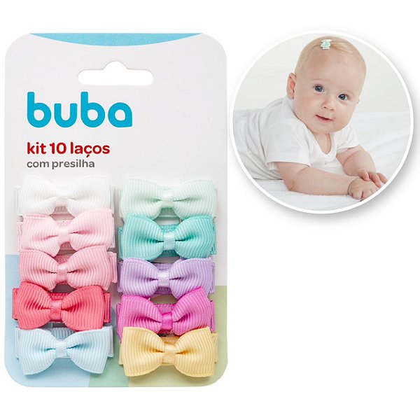 Presilha para Bebê Kit com 3 Lacinhos Fofinho