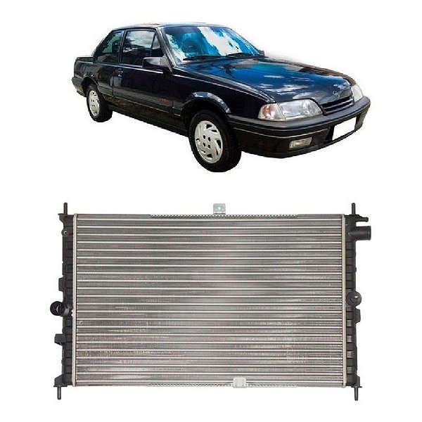 Radiador Monza Kadett Ipanema 1991 À 1998  Com E Sem Ar