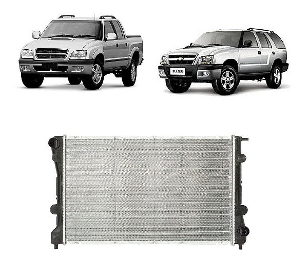 Radiador S10 Blazer Manual Diesel 2.8 Com Ar 2000-2011