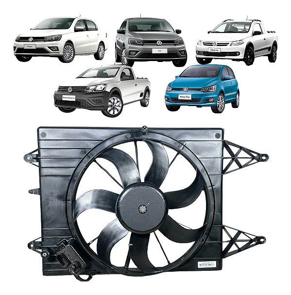 Ventoinha Gol Saveiro Voyage G5 G6 G7 Fox Polo Com Ar