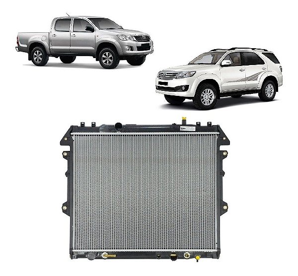 Radiador Toyota Hilux Sw4 2.5 3.0 Diesel Manual E Automatico