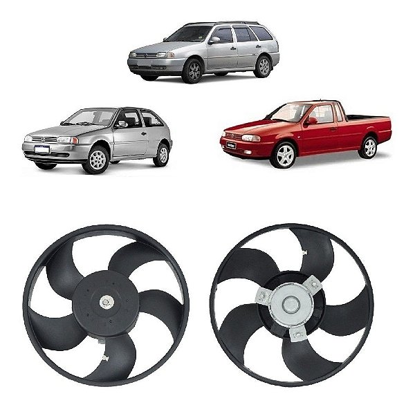 Ventoinha Radiador Vw Gol / Parati / Saveiro (bola) Sem Ar C