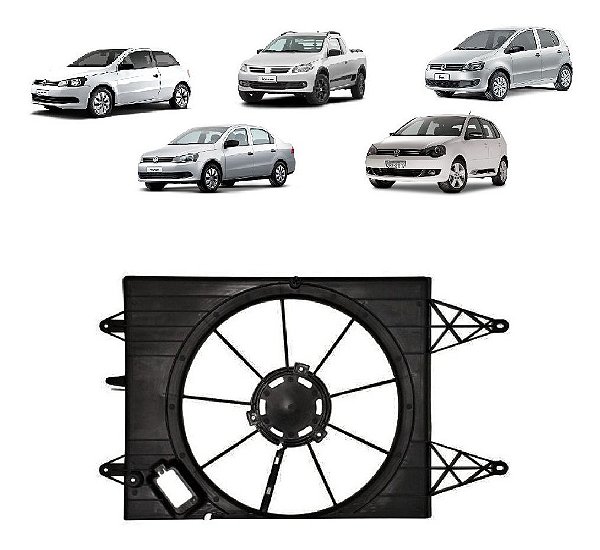 Defletor Gol Saveiro Voyage G5 G6 G7 Fox 2008-2021 C/ar