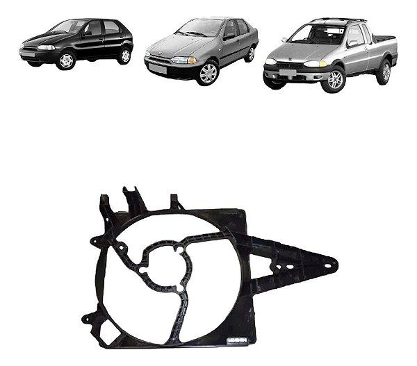 Defletor Ventoinha Do Radiador Palio 1.3 1.5/siena 1.3 1.5/s