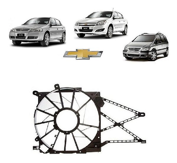 Defletor Ventoinha Radiador Astra Vectra Zafira 1999-2009