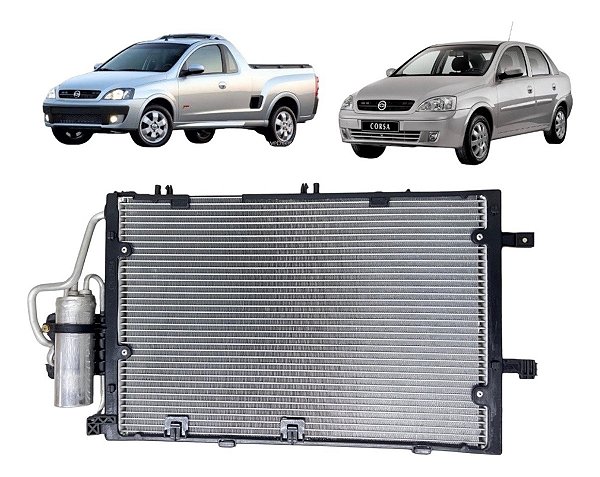 Condensador Novo Corsa / Montana 1.0 1.4 1.8 2002 À 2012