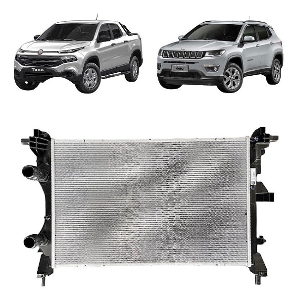 Radiador Fiat Toro Jeep Compass- 2.0 2.4 Manual E Automático