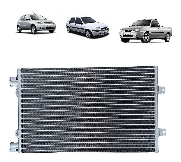 Condensador Ford Ka Rocam 2000-2012 Fiesta Courie 2000-2002