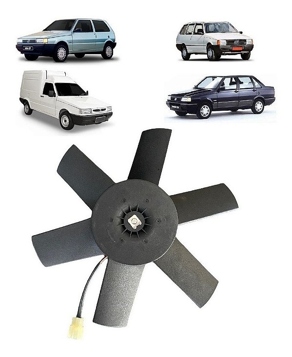 Ventoinha Radiador Fiat Uno Elba Fiorino C/sem Ar 1990-2003