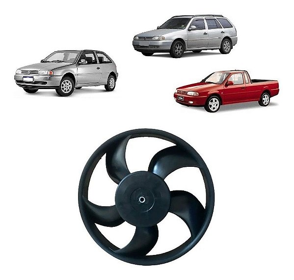 Hélice Ventoinha Vw Gol Parati Saveiro 1995 À 2000 Sem Ar