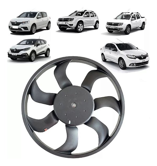 Ventoinha Sandero Logan Duster Oroch Captur 1.0 1.6 2.0 Rs