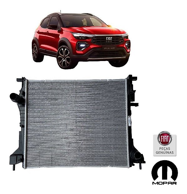 Radiador Agua Quente Fiat Pulse 1.0 1.3 Turbo 2021 À 2022