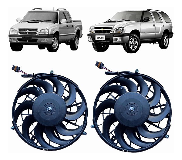 Ventoinha Do Condensador S10 Blazer Flex E Diesel 1996-2011