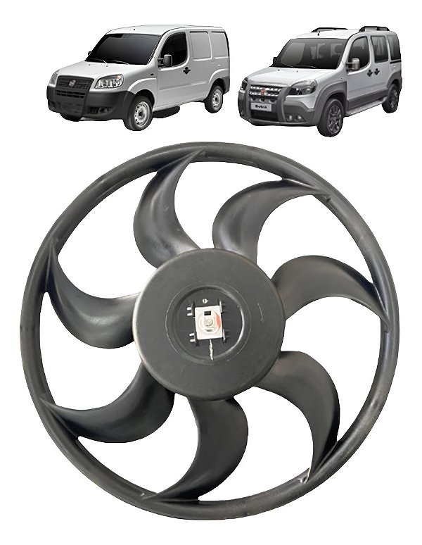 Ventoinha Radiador Fiat Doblo 1.3 1.4 1.6 1.8 C/ar Original