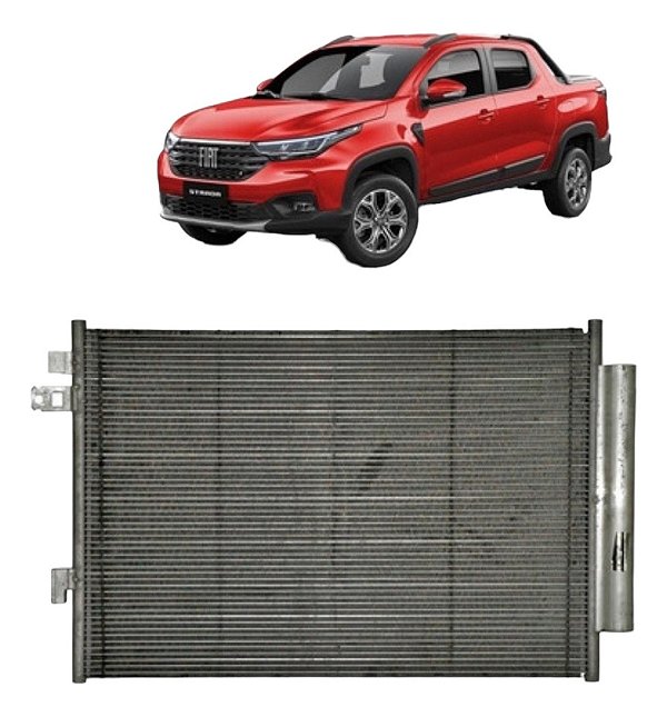 Condensador Fiat Nova Strada 2020 À 2022 1.3 1.4 Original