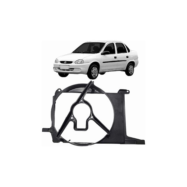 Defletor Ventoinha Radiador Corsa Classic 1994-2011 Com Ar