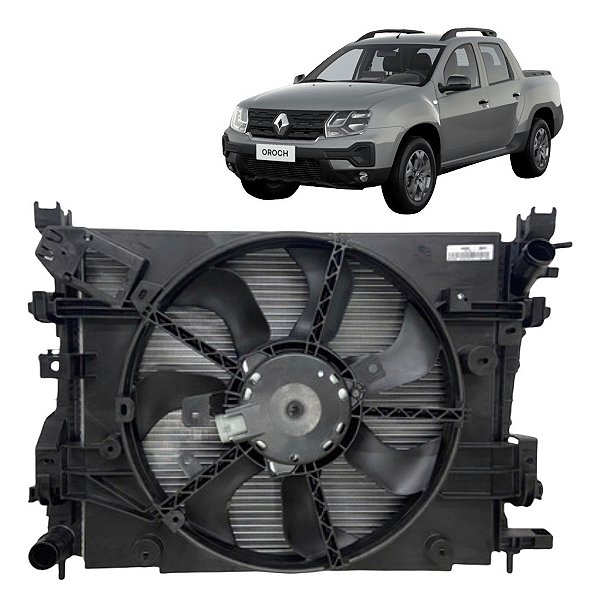 Kit Radiador Renault Oroch 2014 A 2018 Manual E Automático