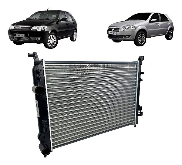 Radiador Palio Siena Strada Idea Fire Com Ar 2001 À 2019