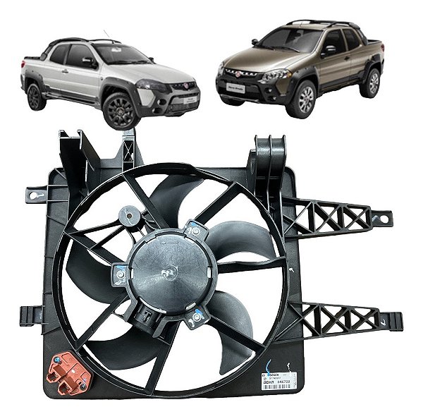 Ventoinha Radiador Strada Locker Adventure 1.8 Original C/ar