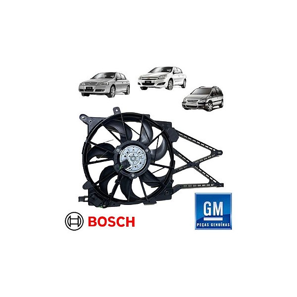 Ventoinha Radiador Astra Vectra Zafira Automático Até 2009
