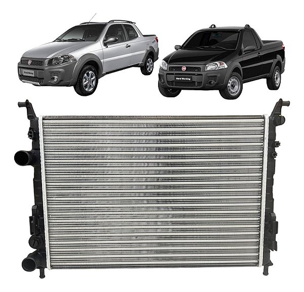 Radiador De Agua Fiat Strada Adventure 1.8 16 Válvulas 2014