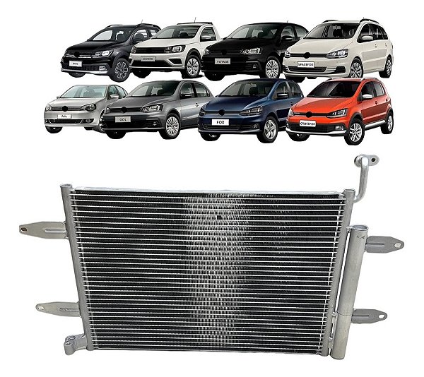 Condensador Ar Gol Voyage Fox Saveiro Polo G5 G6 G7 G8 G9
