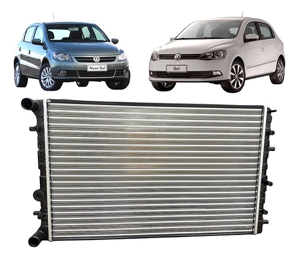 Radiador Gol G5 G6 1.0 1.6 2008 A 2018 Com Ar