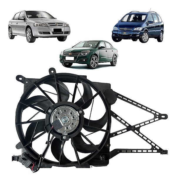 Ventoinha Radiador Astra 1.8 2.0 2006 2007 2008 Manual