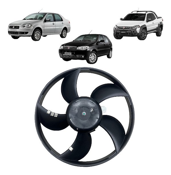 Ventoinha Radiador Fiat Palio / Siena / Strada Fire Com Ar