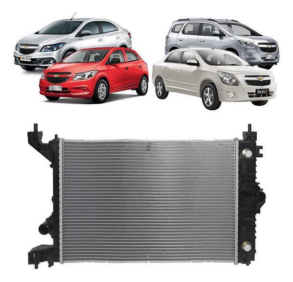 Radiador Spin Onix Cobalt Prisma Automatico 2011-2016 Com Ar