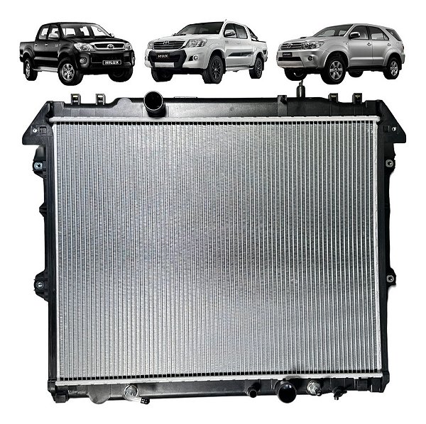 Radiador Toyota Hilux 2.8 Com Ar 2016 A 2019 Denso