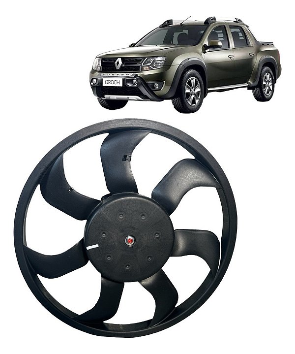 Motor E Ventoinha Radiador Renault Oroch 2016 2017 2018 2019