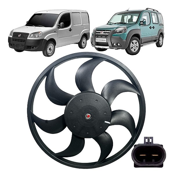 Ventoinha Radiador Fiat Doblo 1.4 1.6 1.8 2013 2014 2015