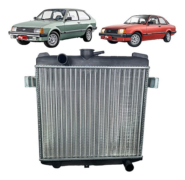 Radiador Chevette 1.0 1.4 1.6 83 84 85 86 1987 A 1995 Sem Ar