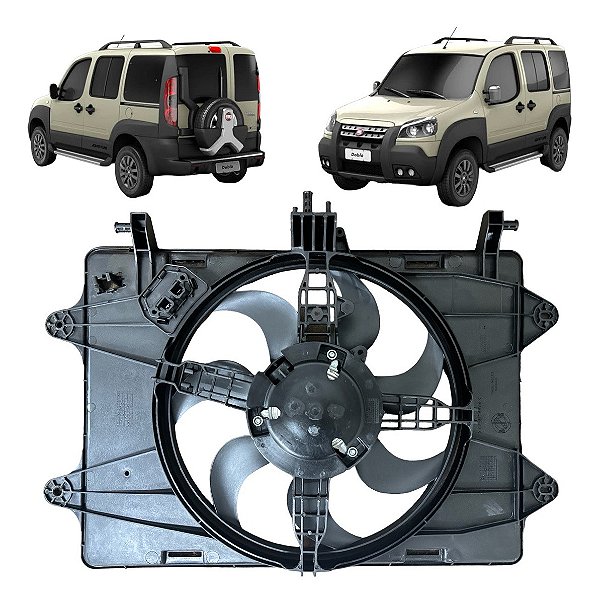 Ventoinha Gmv Doblo 2002 A 2020 - Com Ar Modelo Denso