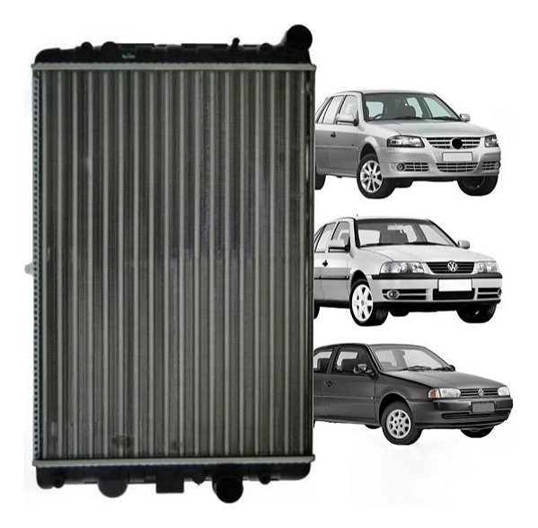 Radiador Gol/parati G2 G3 G4 1.0 At 16v-1997/2008 Com Ar