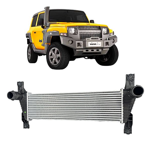 Radiador Intercooler Troller 3.2 2014 À 2021