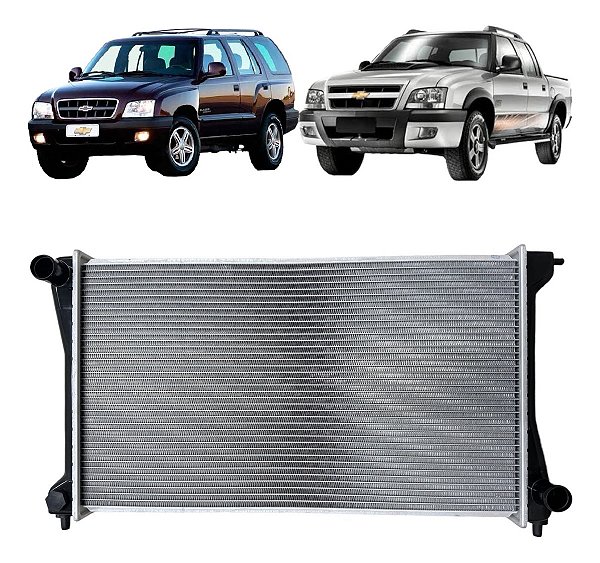 Radiador Gm S10/blazer 2.8 2000/2005 Diesel  C/ar