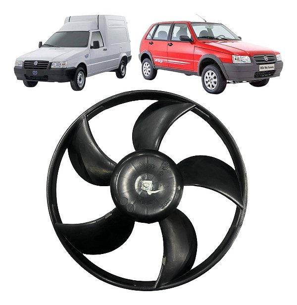 Ventoinha Radiador Uno/fiorino Fire Com Ar Original Fiat