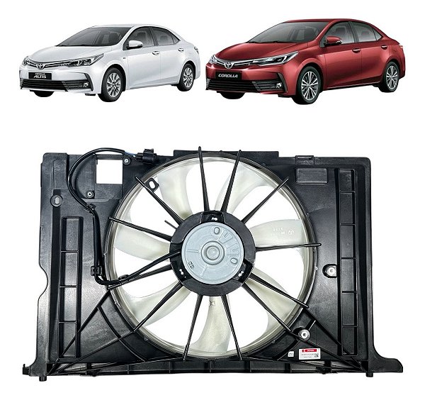 Ventoinha Radiador Corolla 2.0 2010 A 2019 Original 7 Pás