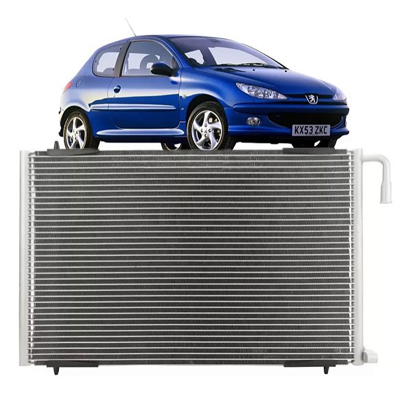 Condensador Para Peugeot 206 1.0 1.4 1.6 2001  A 2010 Valeo