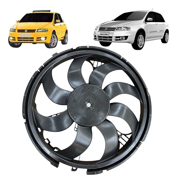 Eletroventilador Stilo 1.8 8v 16v 2007 2008 2009 Gmv
