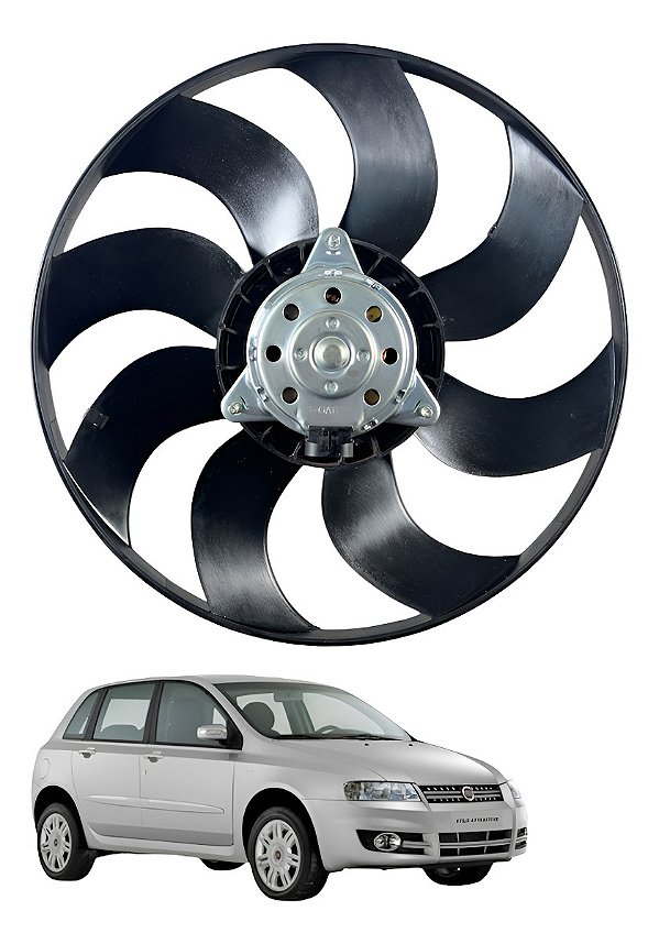 Eletroventilador Stilo 1.8 8v 16v 2007 2008 2009 Original