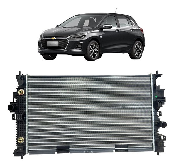 Radiador Visconde Onix Turbo 1.0 2019 2020 2021 2022 2023