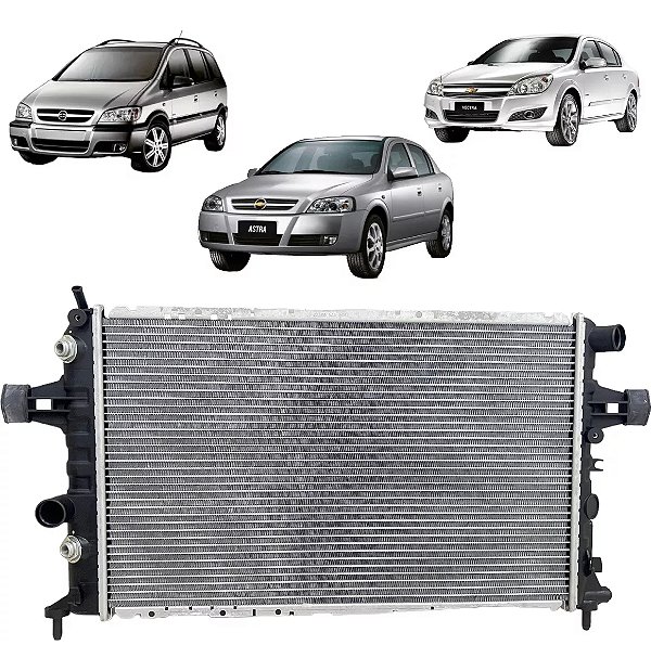 Radiador D'agua Zafira 2.0 Automatico 2001 A 2009